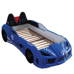 Twin Tarryton Car Bed With LED Lights And Sound - MiBasics -Roommates Store GUEST 4acbfa2b 47b2 43a8 b282 5c267aae223c