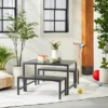 3pc Kids' Metal Outdoor Table Set - Dark Gray - Hearth & Hand™ With Magnolia -Roommates Store GUEST 4c7d689a 4f77 466c 8b39 15f0693684cc