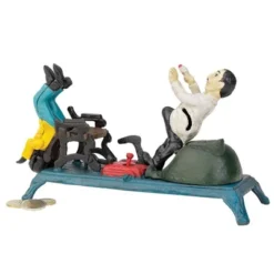 Design Toscano The Dentist Chair: Pulling Teeth Collectors' Die-Cast Iron Mechanical Coin Bank