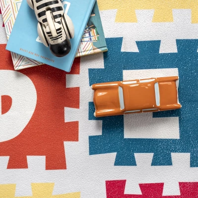 NuLOOM Peri Machine Washable Kids Alphabet Nursery Or Playroom Area Rug 8 NuLOOM Peri Machine Washable Kids Alphabet Nursery Or Playroom Area Rug - Image 6