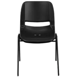 Emma And Oliver Kid's Black Ergonomic Shell Stack Chair - Black Frame And 14"H Seat 18 Emma And Oliver Kid's Black Ergonomic Shell Stack Chair - Black Frame And 14"H Seat -Roommates Store GUEST 4e05c9e8 de4e 4f0e a235 f89028aeb9aa
