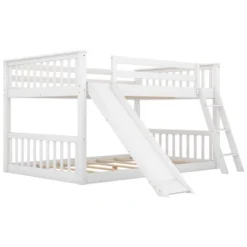 Wood Bunk Bed With Convertible Slide And Ladder-ModernLuxe -Roommates Store GUEST 501cc87c 9994 49e8 a9cd ce69819c9f09