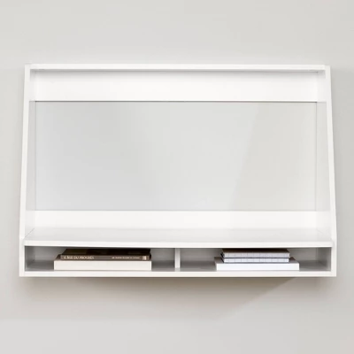 Interface Wall Mount Desk Pure White - South Shore 3 Interface Wall Mount Desk Pure White - South Shore - Image 2