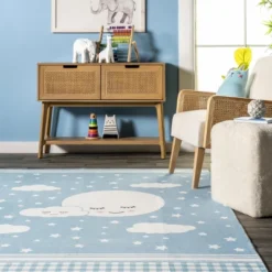 NuLOOM Peaceful Night Machine Washable Kids Area Rug 16 NuLOOM Peaceful Night Machine Washable Kids Area Rug -Roommates Store GUEST 51b41838 ab0b 4085 a2ce acbe8315bd2a