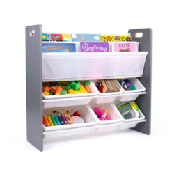 Read N Play 6 Bin Organizer & 2 Tier Bookrack White - Humble Crew 11 Read N Play 6 Bin Organizer & 2 Tier Bookrack White - Humble Crew -Roommates Store GUEST 552e0e29 3cd9 4430 a133 836a33de74b5