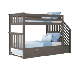 Max & Lily Twin Over Twin Staircase Bunk With Trundle 15 Max & Lily Twin Over Twin Staircase Bunk With Trundle -Roommates Store GUEST 579aef09 26c9 41e3 98ee 304801d2df4c