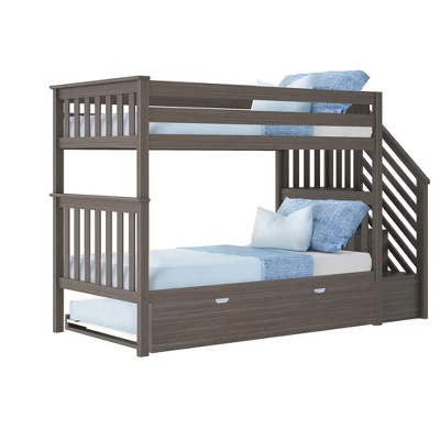 Max & Lily Twin Over Twin Staircase Bunk With Trundle 9 Max & Lily Twin Over Twin Staircase Bunk With Trundle - Image 7
