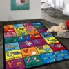 World Rug Gallery Kids Educational Learning Alphabet Non Slip Area Rug