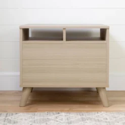 Yodi 2 Drawer Nightstand Soft Elm/White - South Shore 17 Yodi 2 Drawer Nightstand Soft Elm/White - South Shore -Roommates Store GUEST 58e30715 7056 4252 b982 ac3a6f22631a