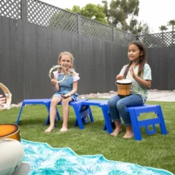 ECR4Kids Linking Stools, Children's Stackable Seat, Portable Floor Table, 4-Piece -Roommates Store GUEST 5c41efeb fb65 4e66 862e 6143caeae0c8