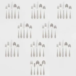 45pc Luxor 18/10 Stainless Steel Flatware Set - Threshold Signature™ 7 45pc Luxor 18/10 Stainless Steel Flatware Set - Threshold Signature™ -Roommates Store GUEST 5eeff87b f0a4 4f68 abf1 8b0a61366404