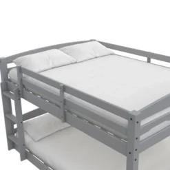 Full Over Full Alaina Floor Wood Bunk Bed - Room & Joy -Roommates Store GUEST 60497cbb e3ad 423b 8b06 5a75101590e8