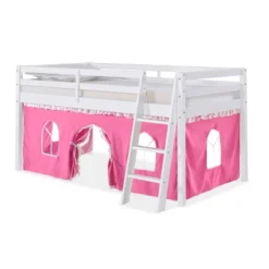 Twin Roxy Junior Loft With Tent - Alaterre Furniture -Roommates Store GUEST 6057ff07 ae3b 49d9 9c2c c8dc12766714