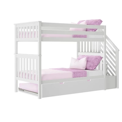 Max & Lily Twin Over Twin Staircase Bunk With Trundle 8 Max & Lily Twin Over Twin Staircase Bunk With Trundle - Image 6