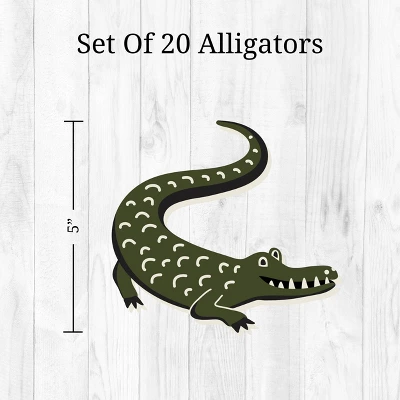 Alligators Wall Decor - Decalcomania 8 Alligators Wall Decor - Decalcomania - Image 6
