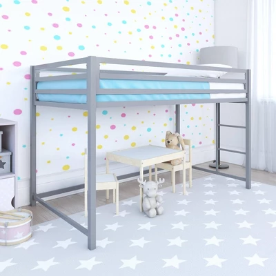 Max Metal Junior Loft Bed Silver - Room & Joy 3 Max Metal Junior Loft Bed Silver - Room & Joy