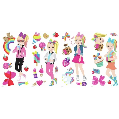 JoJo Siwa Peel And Stick Wall Decals - RoomMates 3 JoJo Siwa Peel And Stick Wall Decals - RoomMates