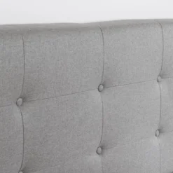 Dylane Upholstered Platform Bed And Headboard Pale Soft - South Shore -Roommates Store GUEST 63ff9275 687e 4903 91bc dc4196fd601f