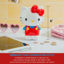 Silver Buffalo Sanrio Hello Kitty 6-Inch Ceramic Figural Coin Bank Storage 11 Silver Buffalo Sanrio Hello Kitty 6-Inch Ceramic Figural Coin Bank Storage -Roommates Store GUEST 649eed96 c092 45ff 98ff 28d74160ead4