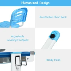 Costway Height Adjustable Kids Desk Chair Set Study Drawing W/Lamp & Bookstand 22 Costway Height Adjustable Kids Desk Chair Set Study Drawing W/Lamp & Bookstand -Roommates Store GUEST 6a23099f dc23 4a4f a711 c081eff4fd84