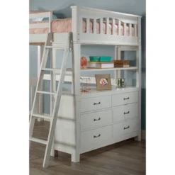 Full Highlands Loft Bed White - Hillsdale Furniture 11 Full Highlands Loft Bed White - Hillsdale Furniture -Roommates Store GUEST 6a6ce734 f4ad 4028 b2a3 3731c171bf8c