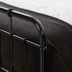 Twin Hankel Metal Platform Bed With Headboard And Footboard Pure Black - South Shore -Roommates Store GUEST 6bae7f8c 5399 4a57 b3ba 4ed435c0ec20