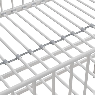 Twin Kaila Metal Loft Bed White - Room & Joy 11 Twin Kaila Metal Loft Bed White - Room & Joy - Image 9