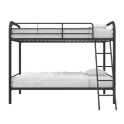 Twin Over Twin Evan Metal Bunk Bed - Room & Joy -Roommates Store GUEST 6cac2542 f978 4461 9b1e b3fd54663d34
