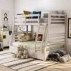 HOMES: Inside + Out Twin Over Full Kids' Emma Bunk Bed Wire Brushed White - IoHOMES 1 HOMES: Inside + Out Twin Over Full Kids' Emma Bunk Bed Wire Brushed White - IoHOMES -Roommates Store GUEST 6cf62136 8143 449d 9d47 0097d2fb8883