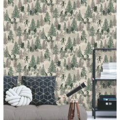 Netflix Stranger Things Hawkins Woods Peel And Stick Wallpaper Brown - RoomMates 14 Netflix Stranger Things Hawkins Woods Peel And Stick Wallpaper Brown - RoomMates -Roommates Store GUEST 6dda50e9 a99b 48ec b20d 8a5e0cb5510c