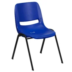 Emma And Oliver Ergonomic Kid's Shell Stack Chair - 12" Seat Daycare Home School -Roommates Store GUEST 6f86d2d7 7872 42f2 b98e b55a388317e5