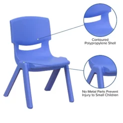Flash Furniture 4 Pack Plastic Stackable School Chair With 12'' Seat Height -Roommates Store GUEST 6fe7170c 372a 479c 9c54 bd9422240e13