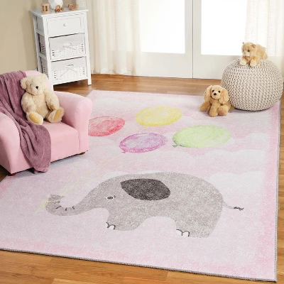 Nursery Elephant Colorful Kids Playroom Indoor Area Rug By Blue Nile Mills 3 Nursery Elephant Colorful Kids Playroom Indoor Area Rug By Blue Nile Mills