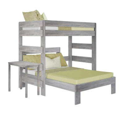 Max & Lily Farmhouse Twin Over Full L-Shaped Bunk Bed With Desk 7 Max & Lily Farmhouse Twin Over Full L-Shaped Bunk Bed With Desk - Image 5