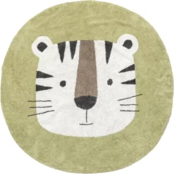 NuLOOM Lumi Tiger Kids Machine Washable Area Rug -Roommates Store GUEST 77afb03f 3745 4582 9d81 4570b861f571