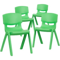 Emma And Oliver 4 Pack Plastic Stackable K-2 School Chair With 13.25"H Seat -Roommates Store GUEST 78d181ec 9342 471b b81e 83ee4df9cb11
