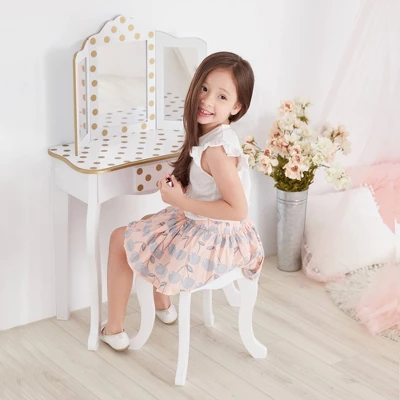 Fashion Polka Dot Gisele Play Vanity Set - Teamson Kids 13 Fashion Polka Dot Gisele Play Vanity Set - Teamson Kids - Image 11