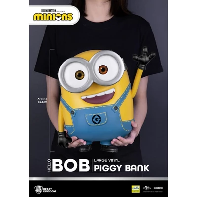 Universal Despicable Me Large Vinyl Piggy Bank: Hello Bob (Piggy Bank) 4 Universal Despicable Me Large Vinyl Piggy Bank: Hello Bob (Piggy Bank) - Image 2