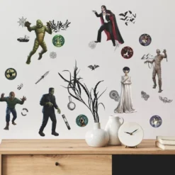 Classic Monsters Peel & Stick Wall Decals White - RoomMates 8 Classic Monsters Peel & Stick Wall Decals White - RoomMates -Roommates Store GUEST 7b43696d bd3a 403f 88c8 8e4285d9fa3c