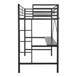 Flash Furniture Jake Metal Loft Bed Frame With Desk, Protective Guard Rails And Ladder For Kids, Teens And Adults 26 Flash Furniture Jake Metal Loft Bed Frame With Desk, Protective Guard Rails And Ladder For Kids, Teens And Adults -Roommates Store GUEST 7bfae8ea 8831 46ef 9fb3 febdd3cebc6b