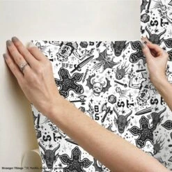 Stranger Things Hellfire Club Peel And Stick Wallpaper Red - RoomMates 13 Stranger Things Hellfire Club Peel And Stick Wallpaper Red - RoomMates -Roommates Store GUEST 7e4403e3 bf55 4f45 b8a8 57e690c9a64d