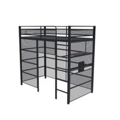 Twin Battle Den Gaming Bunk Bed With TV Mount Black - X Rocker -Roommates Store GUEST 7ffa5375 79f7 41cb a4b4 393156623890