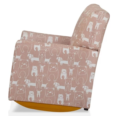 Tonai Animal Print Kids' Rocking Chair Pink - HOMES: Inside + Out 5 Tonai Animal Print Kids' Rocking Chair Pink - HOMES: Inside + Out - Image 3