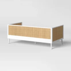 Rattan And Wood Kids' Daybed White - Pillowfort™ 12 Rattan And Wood Kids' Daybed White - Pillowfort™ -Roommates Store GUEST 8444560c 58cf 4c96 81de faa1dbba6859