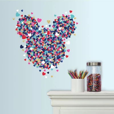 RoomMates Disney Minnie Mouse Heart Confetti Peel And Stick Wall Decals 3 RoomMates Disney Minnie Mouse Heart Confetti Peel And Stick Wall Decals