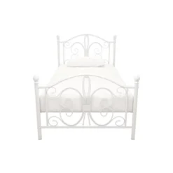 Twin Kids' Bombay Metal Bed White - Room & Joy 18 Twin Kids' Bombay Metal Bed White - Room & Joy -Roommates Store GUEST 87b8d0c6 7266 4a3c 86cb 83b88000ed40