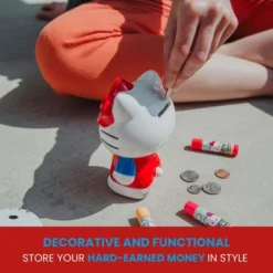 Silver Buffalo Sanrio Hello Kitty 6-Inch Ceramic Figural Coin Bank Storage 10 Silver Buffalo Sanrio Hello Kitty 6-Inch Ceramic Figural Coin Bank Storage -Roommates Store GUEST 88f0de1e 7d78 4ada ae32 c10b78f33ef8