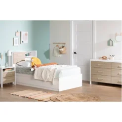 Munich Mates Bed With 3 Drawers Pure White - South Shore -Roommates Store GUEST 8973778e 4fcb 4eab b4ee 882b9d4d2670