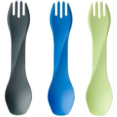 Humangear Uno Kid's Fork And Spoon Combination Travel Utensil 3-Pack 5 Humangear Uno Kid's Fork And Spoon Combination Travel Utensil 3-Pack - Image 3