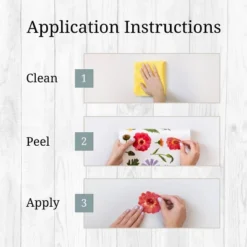 Watercolor Wildflowers Wall Decor - Decalcomania -Roommates Store GUEST 8b7e4b50 1ac9 4c9f 8c3a dfadbb0e7683